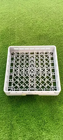 Plastic dishwasher glass/cutlery rack - single compartment
