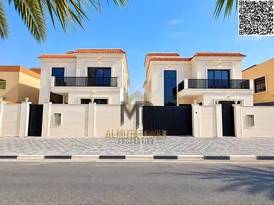 Villa for sale in Ajman – Al Muwaihat 3. Plot area: 4,000 sq. ft. Prime location, close to all serv