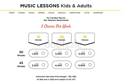 MUSIC LESSONS FOR 20% DISCOUNT!