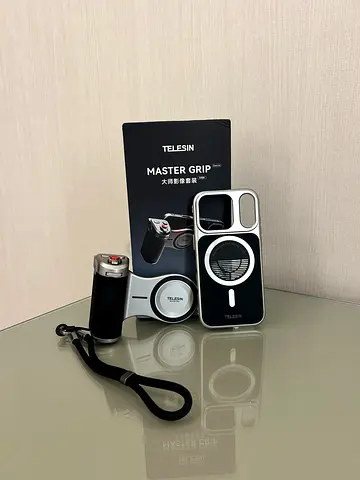 Telesin Master Grip & Handheld Camera Stabilizer with Case and Strap