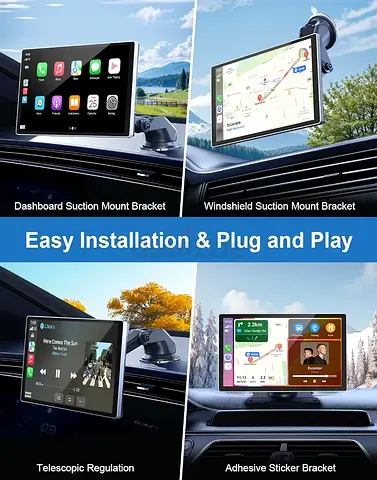 10.1" Car Dashboard/Headrest Multimedia Screen with Phone Mirror Link carplay,autoplay