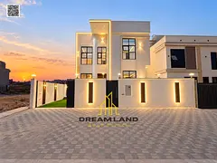 Luxury modern villa (move-in ready) for sale in Al Helio – Ajman | Freehold | Registration and own