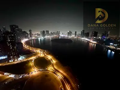 👑 Lavish Beachfront Living: Exquisite Fully Furnished 3BHK in Beach Tower 1, Al Khan | Panoramic Ocean Views, Free High-Speed Internet & Covered Park