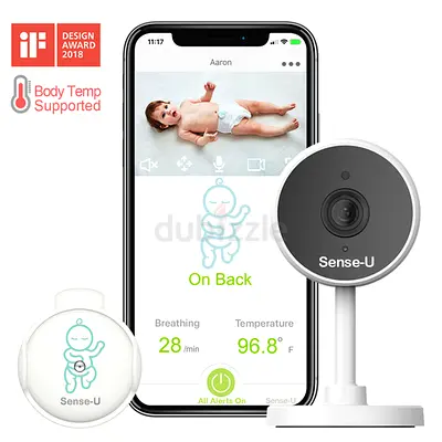 Sense-U Video + Breathing Baby Monitor