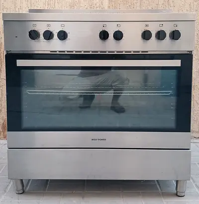Wolf power 5burners electric oven 90x60cm perfect working