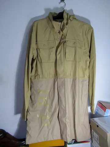 new d.RT 3/4 RAIN JACKET WITH HOOD 100% WATERPROOF XXL