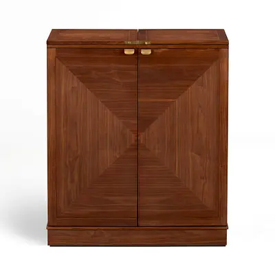 Crate and barrel bar cabinet