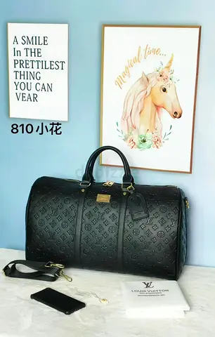 Black Louis Vuitton Keepall 45 Monogram Empreinte Leather Duffel Bag - master clone