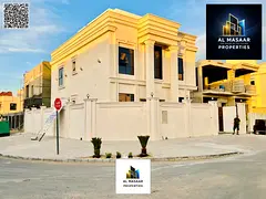 New, classic-style corner villa with a roof terrace; the price includes property transfer fees as we