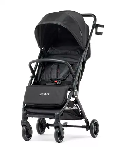 Lightweight Juniors Black Compact Stroller - Good Condition