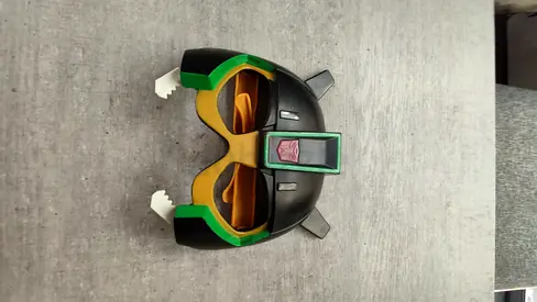 Vintage Transformer Helmet/Goggle Toy - Kids Costume Accessory