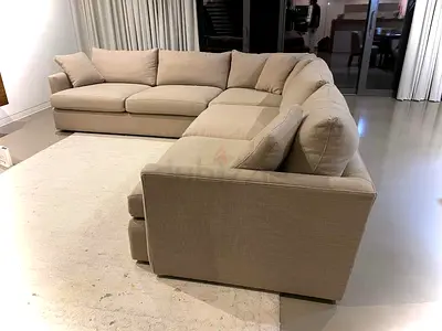 High Quality Crate And barrel Lounge Deep Corner sofa