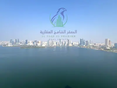 3 BR Sea View Apartment with Maid's Room & Free Parking in Al Majaz 3 (4 Cheques)