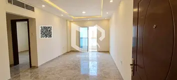 A very spacious apartment—featuring two bedrooms, a living room, two bathrooms, and a balcony—is