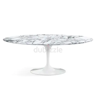 Original Knoll Saarinen Oval Marble Tulip Dining Table org retail price AED 47,775.00