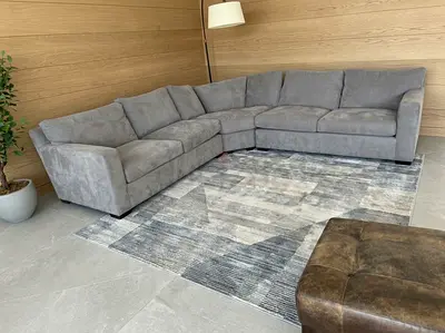 Feather 🪶 filled Crate&Barrel Corner Sofa