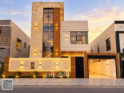 Experience luxury in Al Yasmeen – a 5-bedroom villa in a prime location near Al Rahmaniya, Sharjah | 5 bedrooms + two floors and a roof terrace |