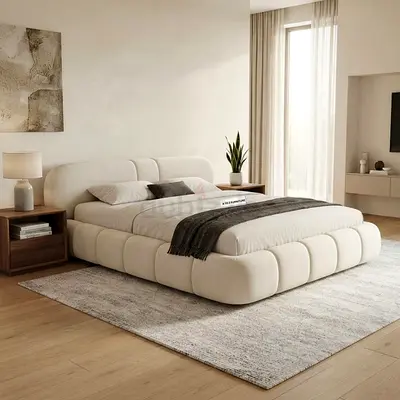Premium Quality King Size Bed with mattress good queen luxury king bed storage bed