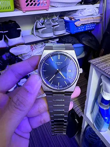 Tissot PRX Men's Stainless Steel Automatic Watch - Blue Dial