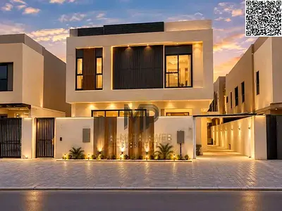 Luxury Villa for Sale in Al Yasmeen – Sophisticated Design & Prime Location | Price includes central air conditioning and utility connections; an idea