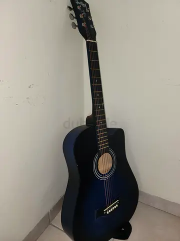 Heartbeat Blue Acoustic Guitar 🎸