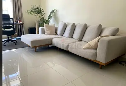 Excellent condition West elm New port Feather filled L Shape Sofa beige