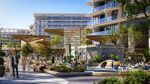 Waterfront 1BR in Azizi Venice 13B Crystal Lagoon