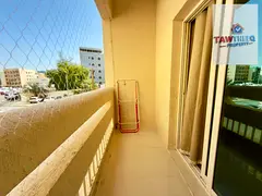 Furnished two-bedroom apartment with a living room for monthly rent in Ajman Corniche, with a great
