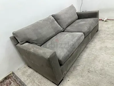 Same like new condition crate&barrel three seater sofa