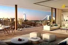 Burj Al Arab View | 2 Br + Maids | Corner Unit
