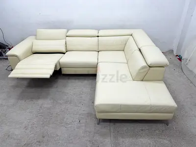 High quality pure leather electric recliner sofa