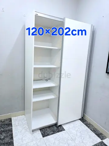 Ikea White Sliding 2 Door Wardrobe - Good Condition