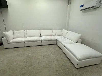 Perfect condition marina home luscious sofa with footstool