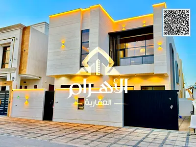 فيلا جديدة في الياسمين خلف الحديقة مباشرة طابقين وروف شامل الكهرباء والماء تكييف مركزي رسوم تسجيل وتمليك لجميع الجنسيات