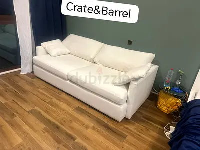 Perfect condition ___crate barrel three Seater Sofa