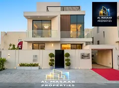 Luxurious, independent G+2 villa with an elevator, located in Al Zahia, Ajman. Includes electricity,