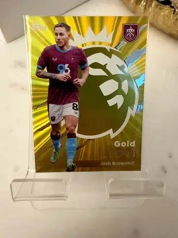 Josh Brownhill Premier League Gold Trading Card (Sleeved)