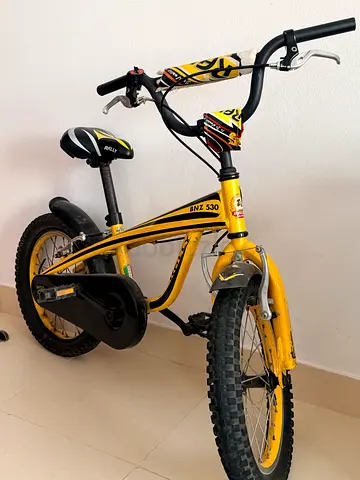 Kids bicycle with training wheels