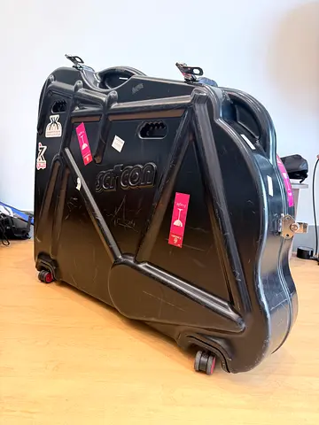 Scicon Hard-shell Bike Travel Case (wheels) - Black, used, good condition