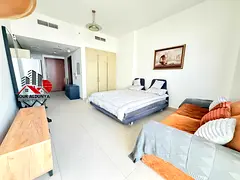 PANORAMIC SEA/ BURJ AL ARAB VIEW/ FULLY FURNISHED STUDIO AVAILABLE WITH ALL FACILITIES
