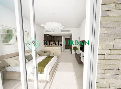 Ground-floor studio with pool view at Gardenia Bay