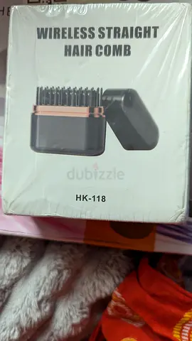 Wireless Straight Hair Comb HK-118 — Portable Heated Styling Brush