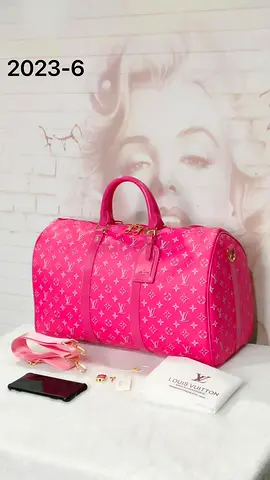 Pink Louis Vuitton Monogram Keepall Duffel Bag - master copy