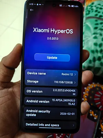 Xiaomi Redmi 12 - 128GB, HyperOS, Good Condition