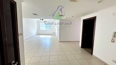 شقة غرفتين وصالة في التعاون مع بلكونة وموقف مجاني وجيم ومسبح