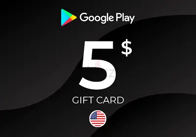Google Play Gift Card 5 USD (“USA ONLY”)