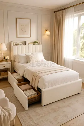 New stylish 120*200 single size storage bed