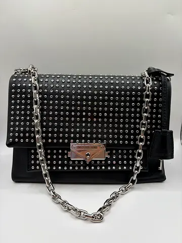 Micheal kors | black studded Cece leather shoulder bag ♠️