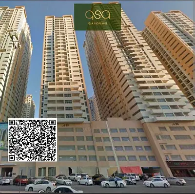 One Bedroom unfurnished Apartment available in AJMAN ONE Tower with Parking for RENT