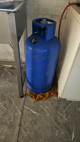 Used Blue LPG Gas Cylinder (large) - Good Condition